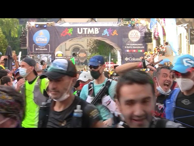The Start of the 2021 UTMB