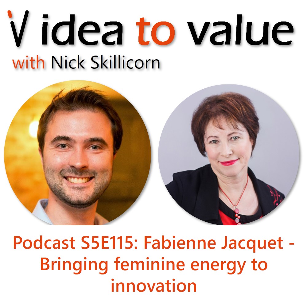 Podcast S5E115: Fabienne Jacquet - Bringing feminine energy to innovation