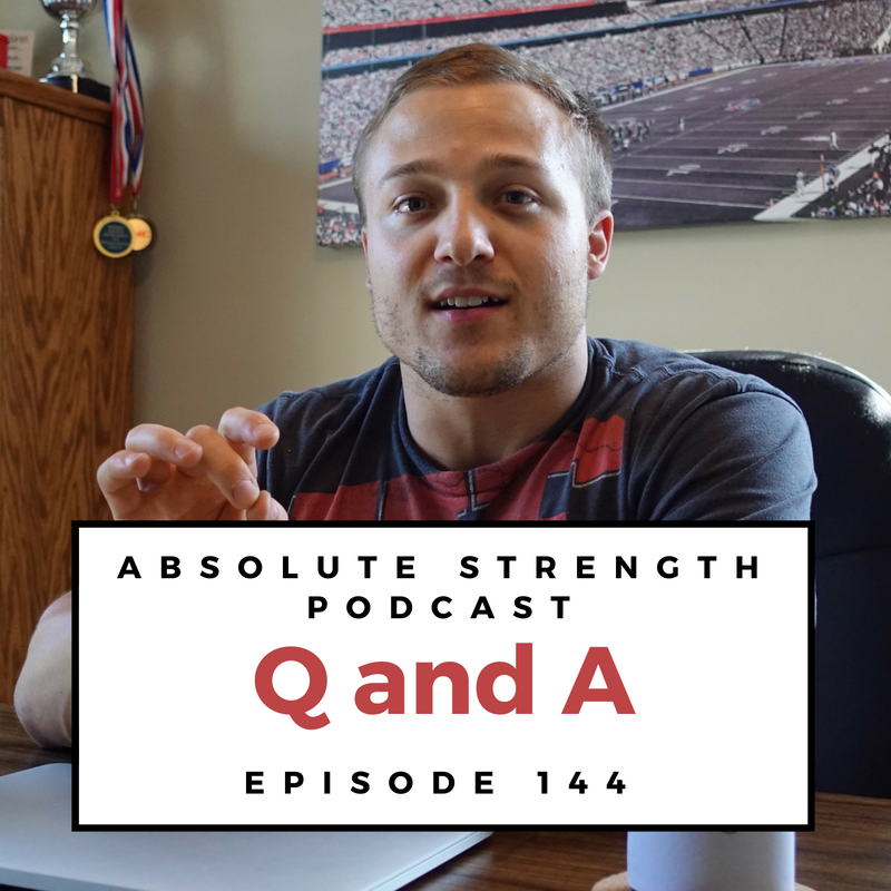Ep 144: Similarities Between Elite Powerlifters. My Personal Lifting Goals. Fad Diets. Peaking for a Meet. Reverse Dieting. Q&A