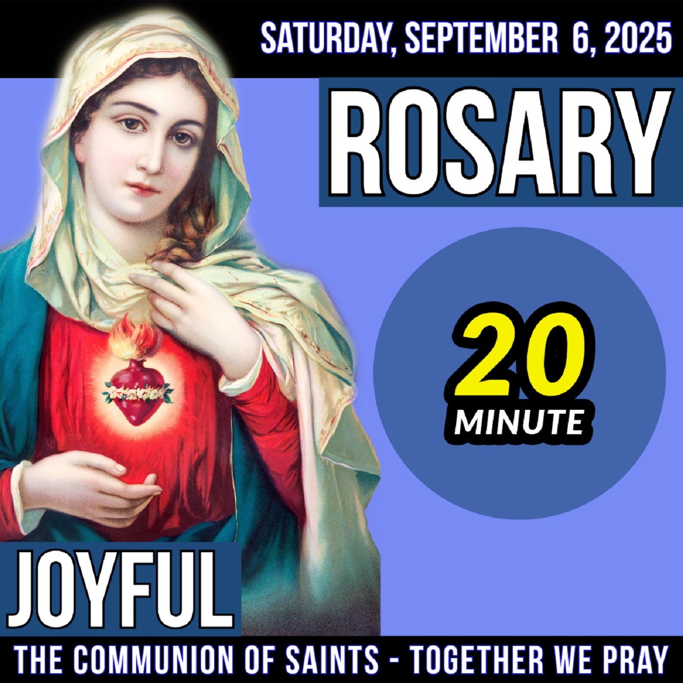 LISTEN - ROSARY SATURDAY - Theme: PEACE AMONG STARS