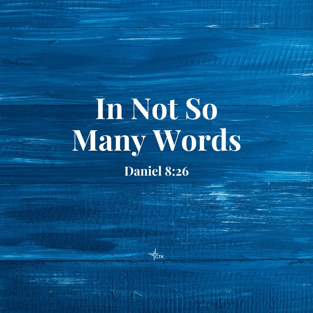In Not So Many Words