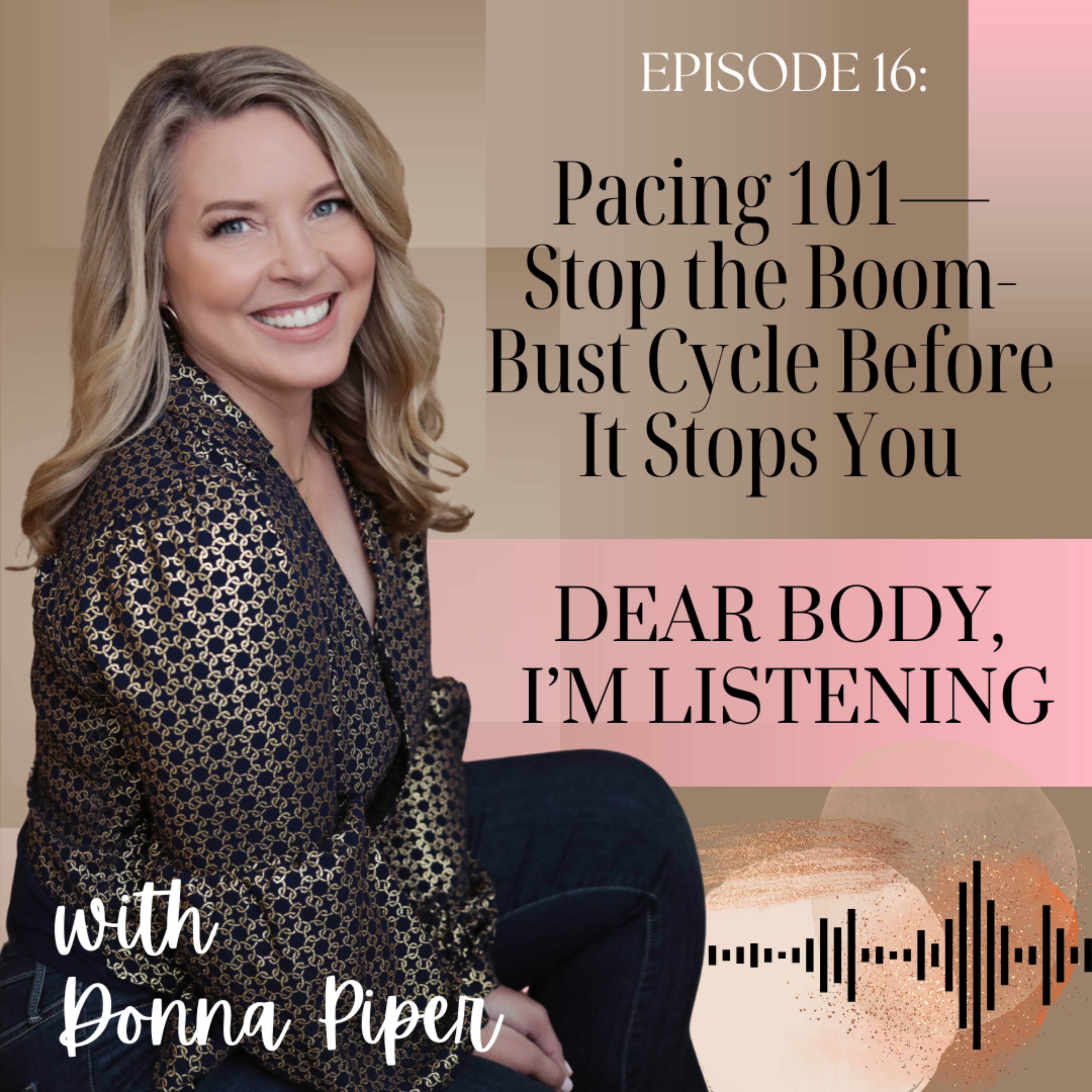 Dear body, I\'m listening