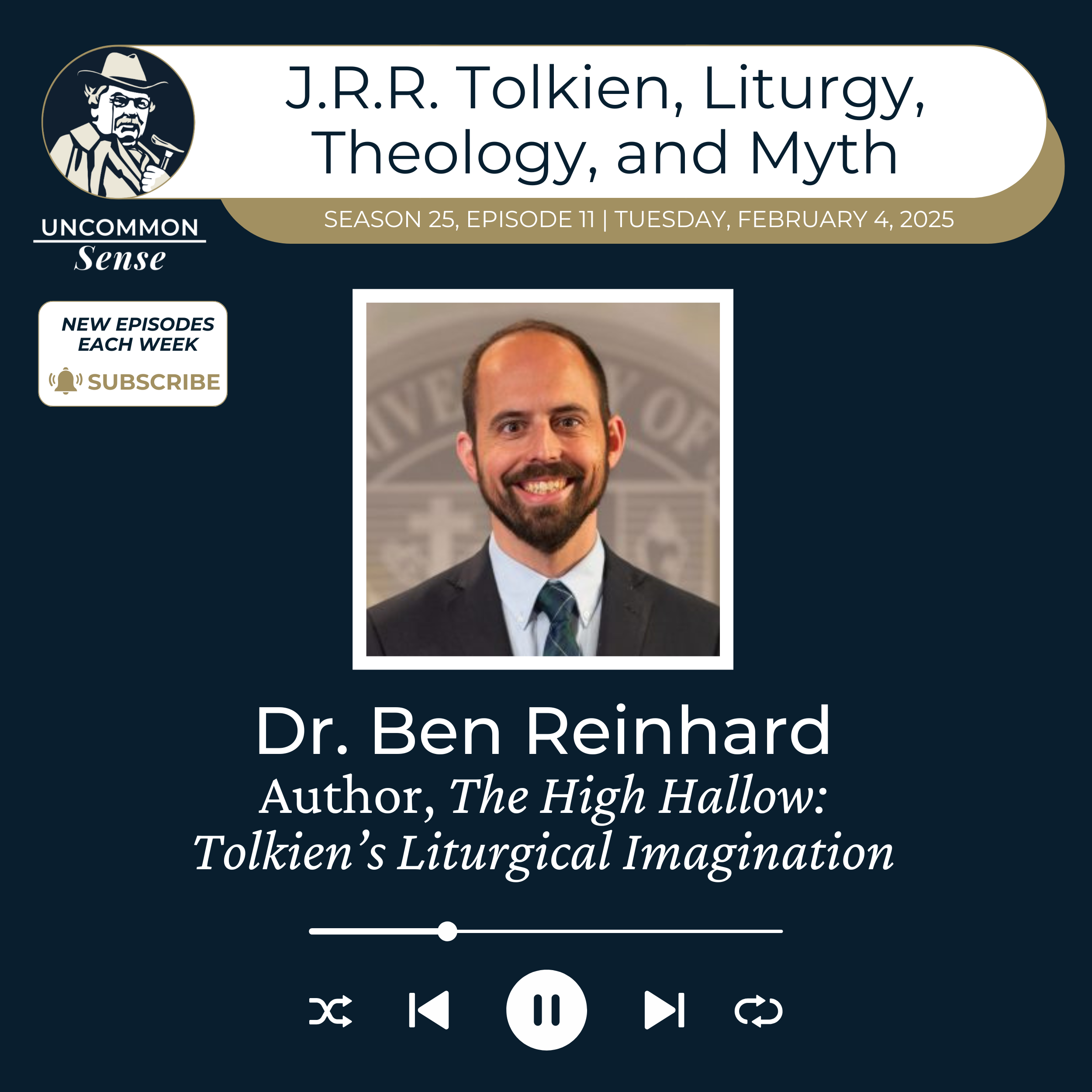 J.R.R. Tolkien, Liturgy, Theology, and Myth - with Dr. Ben Reinhard
