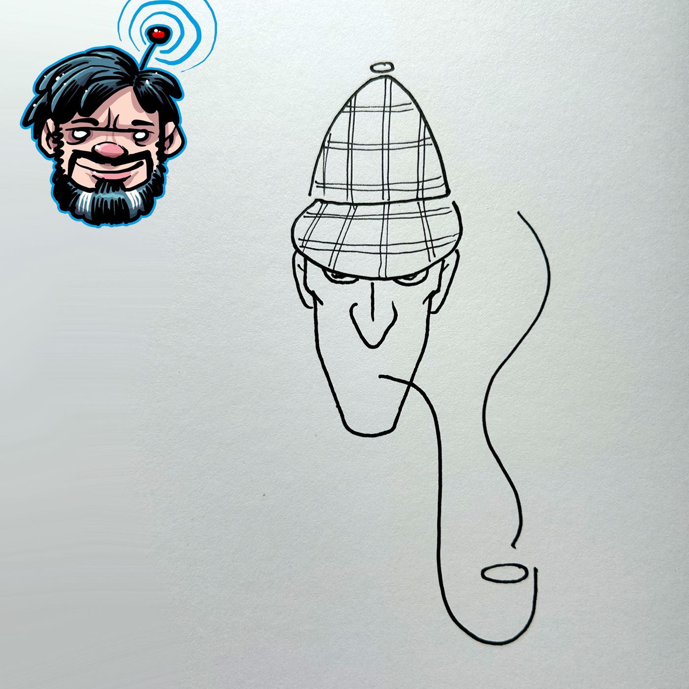 Sven over Sherlock Holmes acteurs met extra gast: Hanco Kolk.