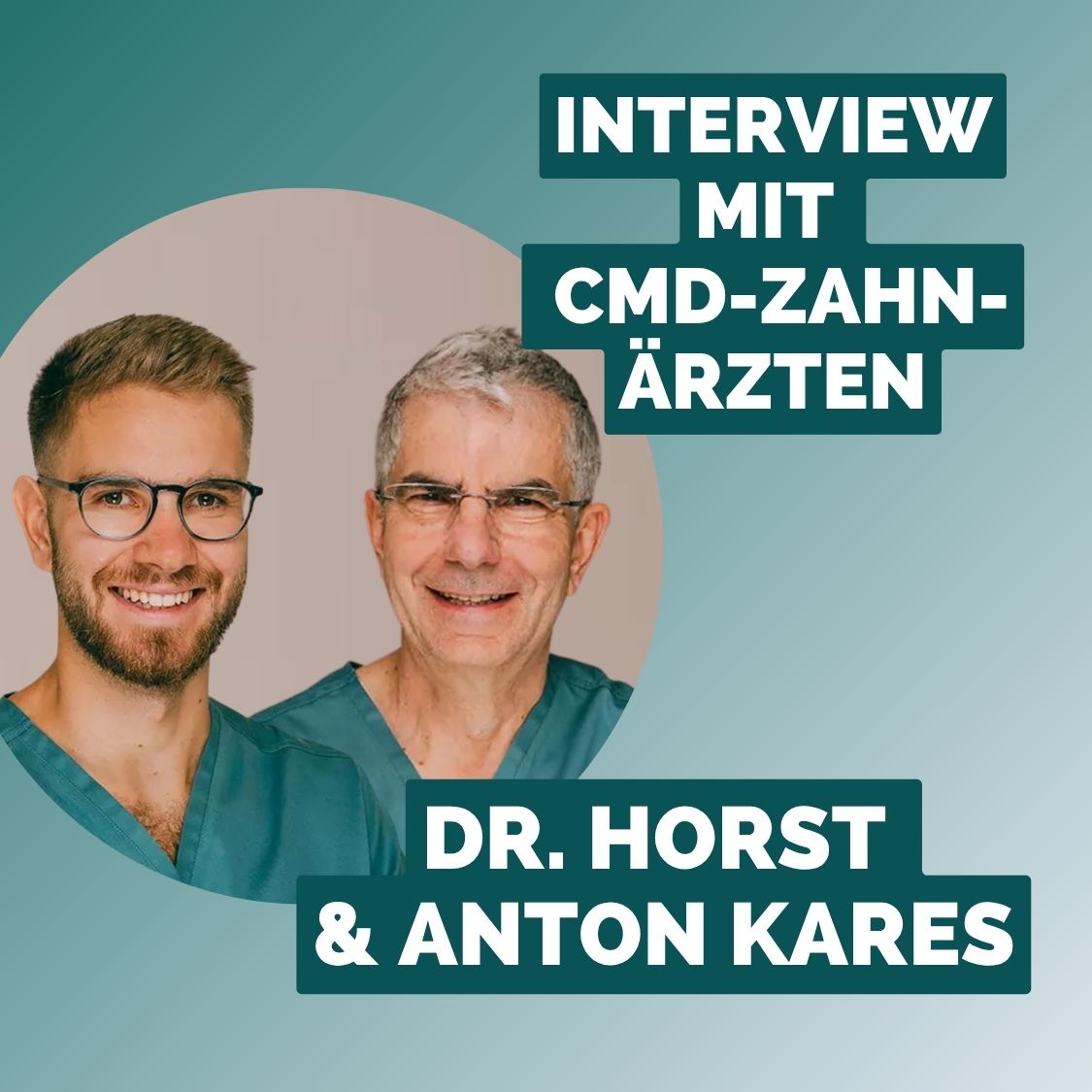 CMD verstehen: Ursachen, Therapie & Alltagstipps mit Dr. Horst und Anton Kares CMD verstehen: Ursachen, Therapie & Alltagstipps mit Dr. Horst und Anton Kares