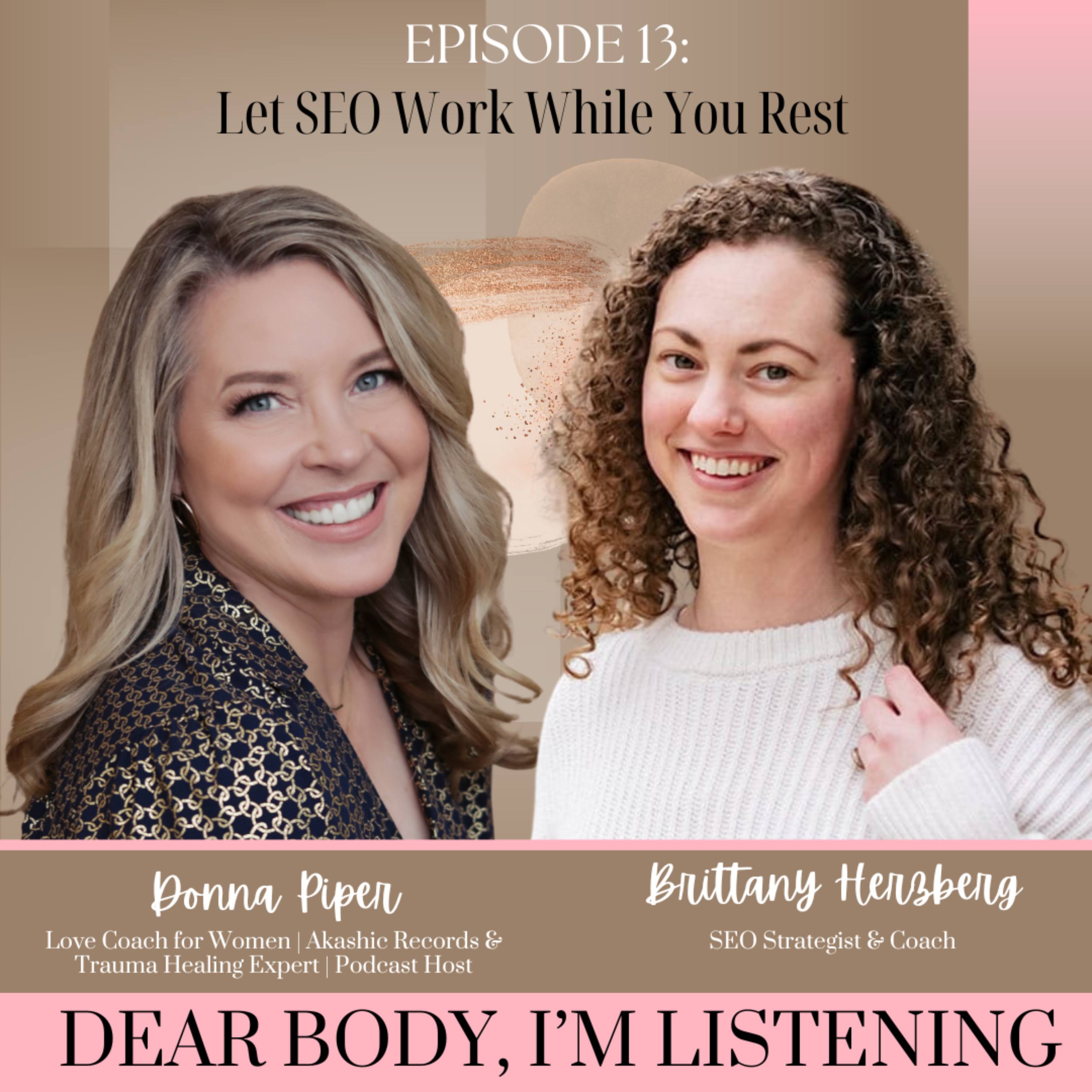 Dear body, I\'m listening