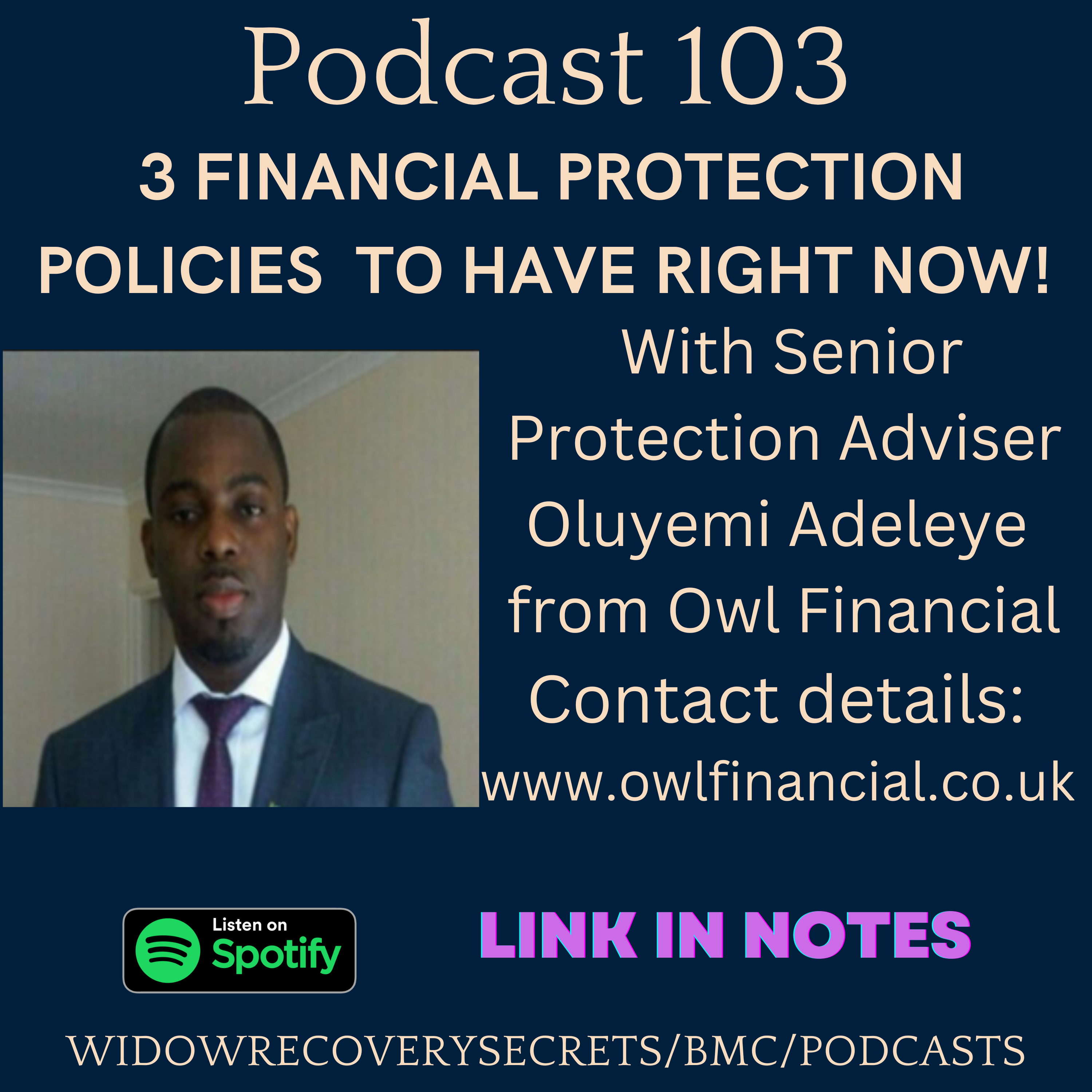 PODCAST 103  SAFEGUARDING YOUR FINANCIAL FUTURE: 3 ESSENTIAL FINANCIAL PROTECTION TO HAVE.