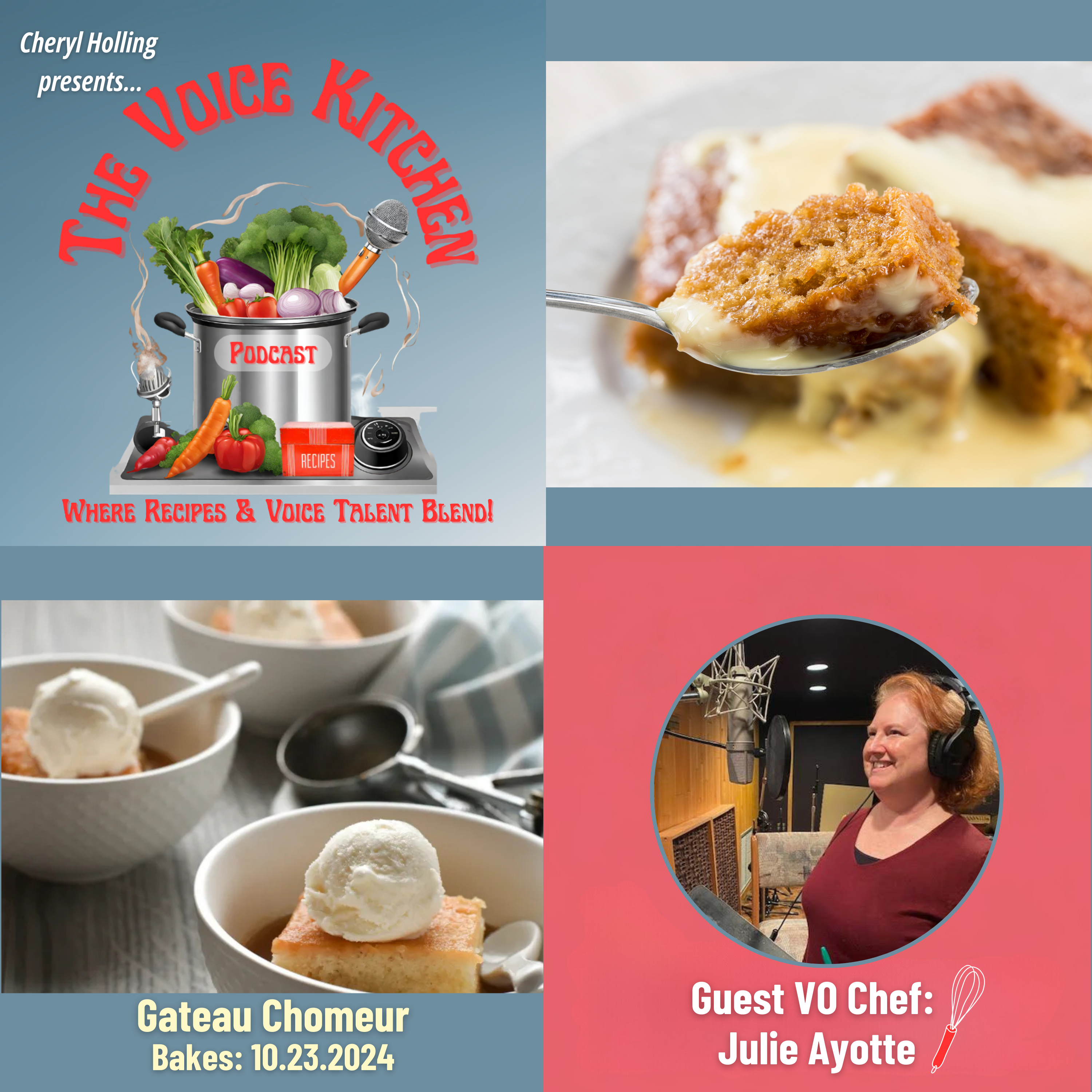 The Voice Kitchen: where recipes & voice talent blend!