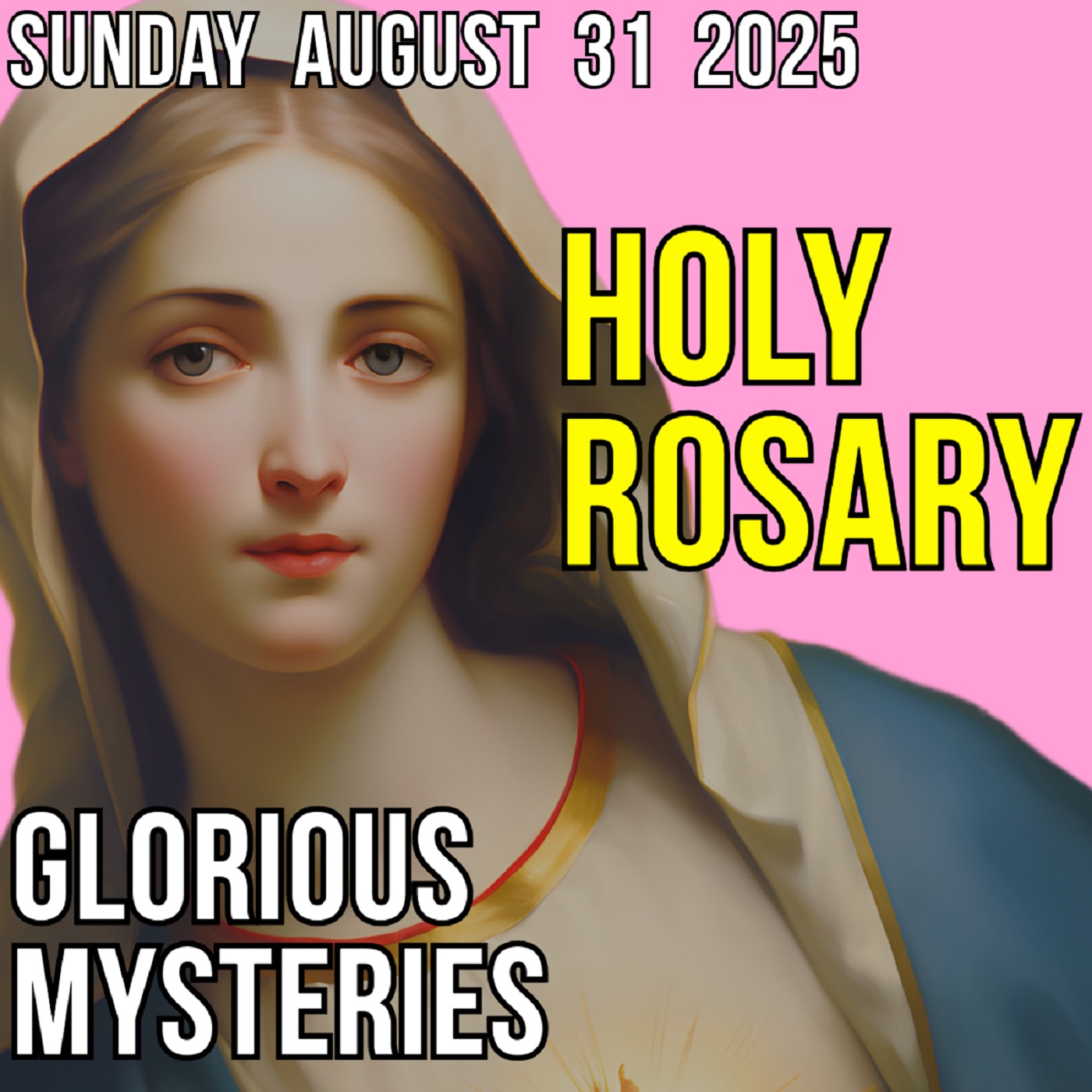 TODAY'S HOLY ROSARY for SUNDAY, AUGUST 31, 2025 - Theme: FEATURING RAIN & SONG