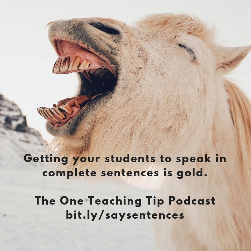 One Teaching Tip