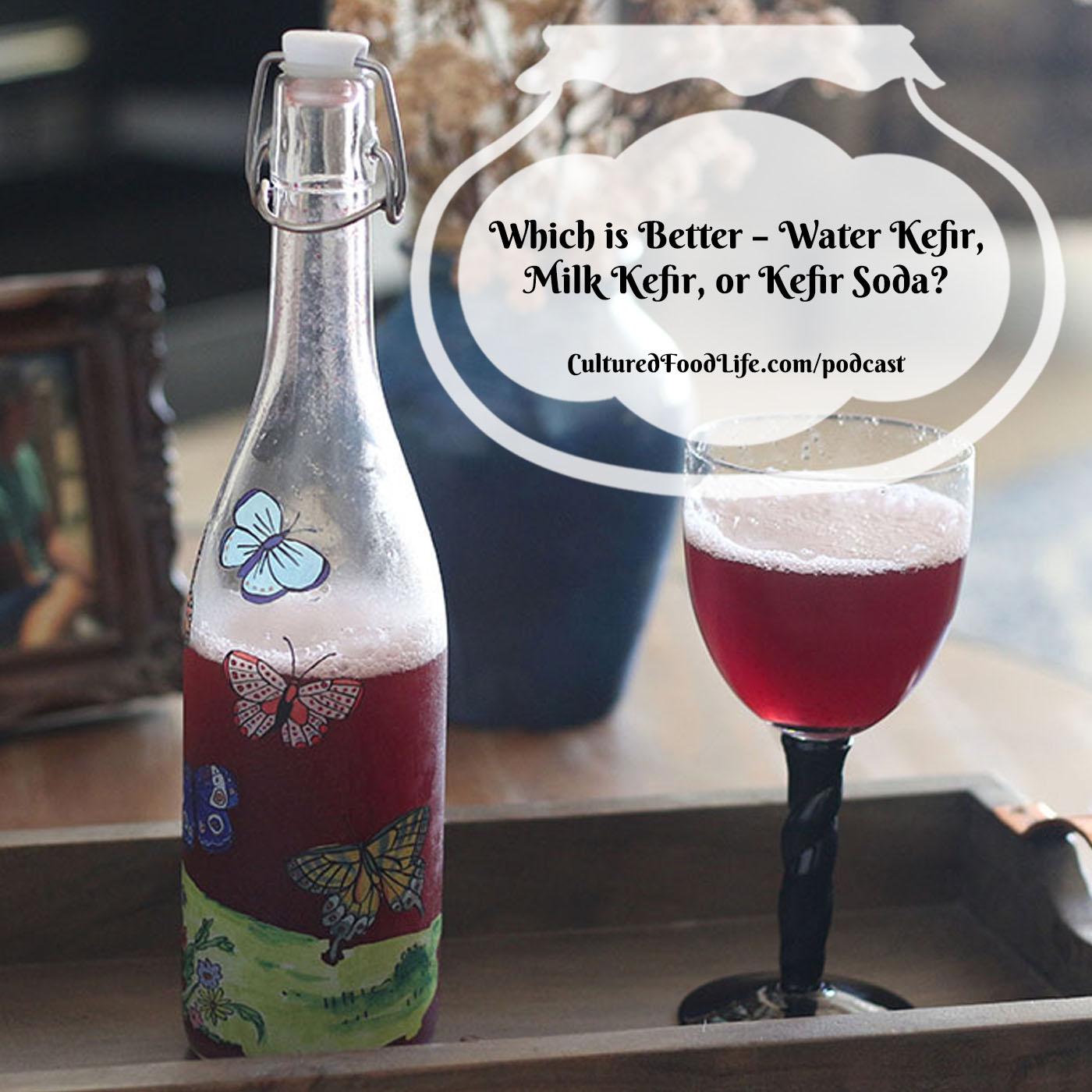 Episode 342: Which is Better – Water Kefir, Milk Kefir, or Kefir Soda?