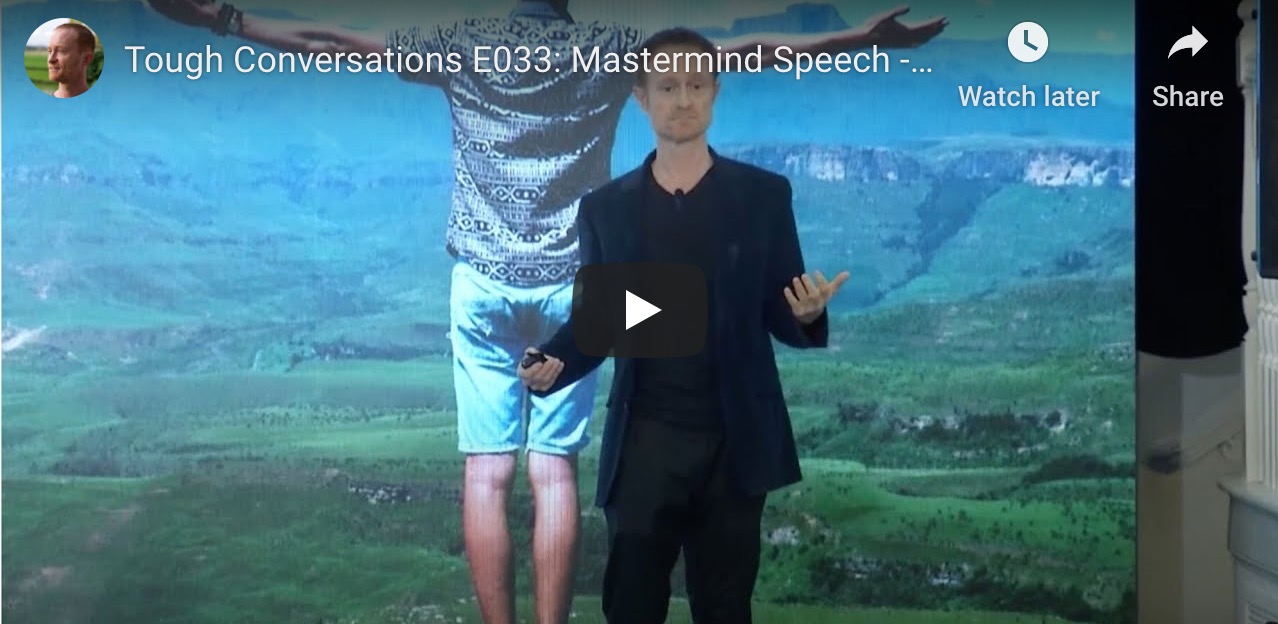 Mastermind Speech – Action, Truth and Daring