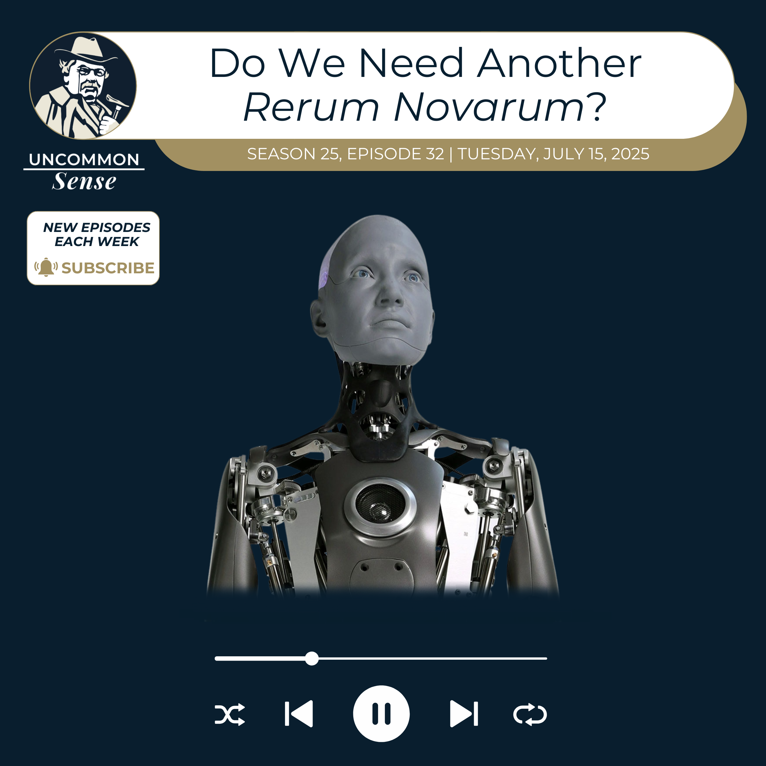 Catholic Social Teaching and AI: Do we need another Rerum novarum?