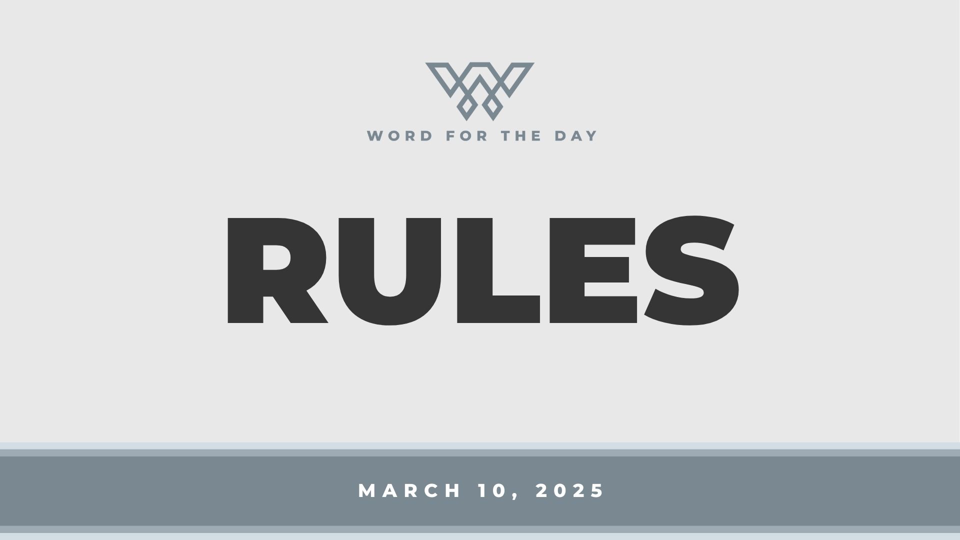 Rules