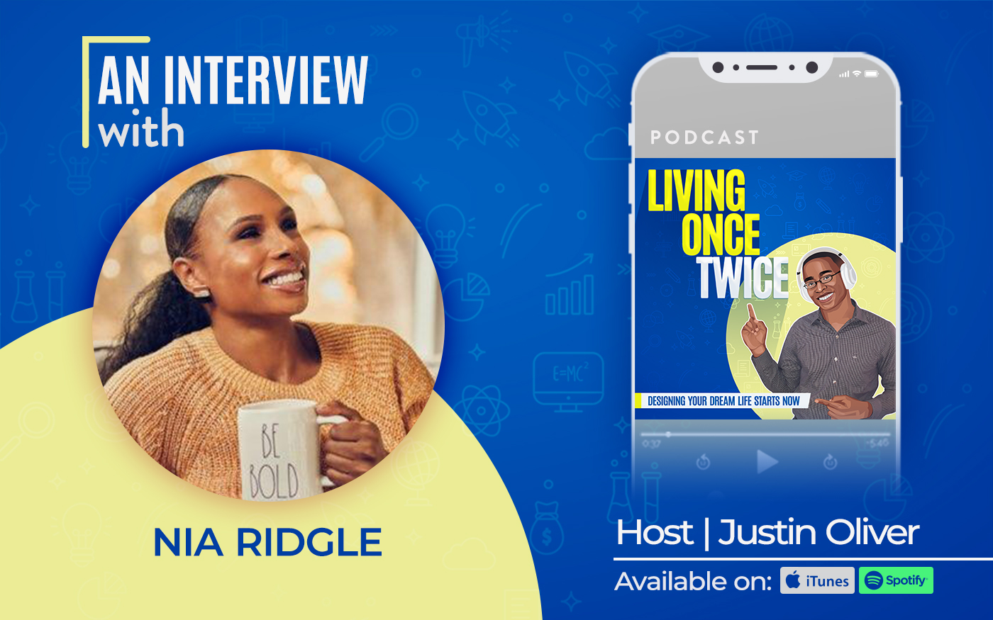 Living Once Twice Ep 9 - Therapy & Healing on the Road to Self-Actualization w/ Nia Ridgle