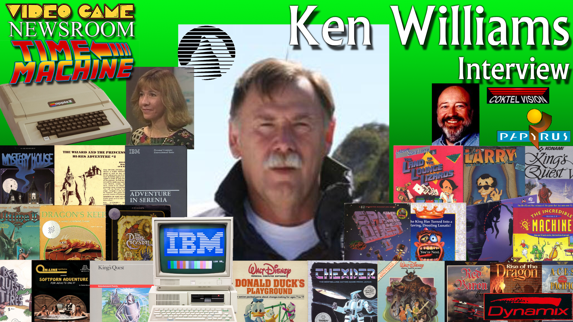 Video Game Newsroom Time Machine