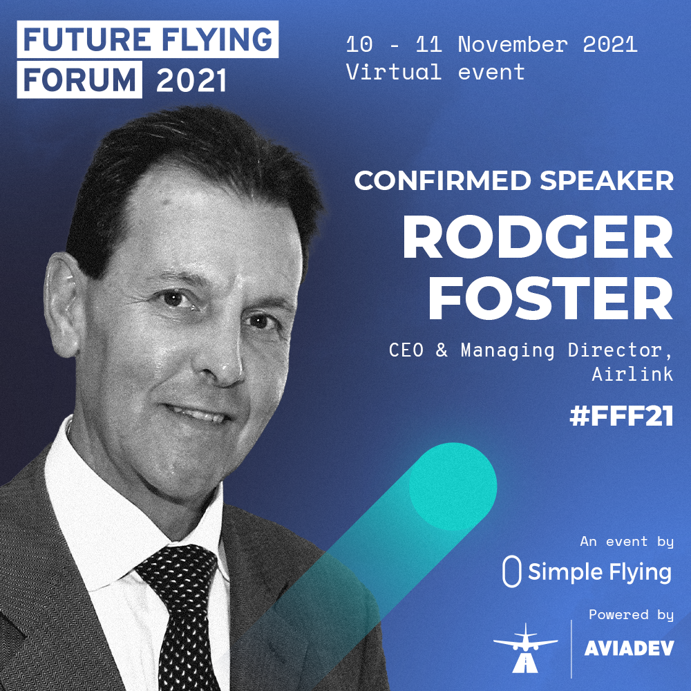 Episode 185. Rodger Foster, CEO/MD, Airlink. Talking partnerships, fleet, sustainability and the future