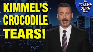 Jimmy Kimmel CRIES & LIES Nonstop In Non-Apology Monologue!