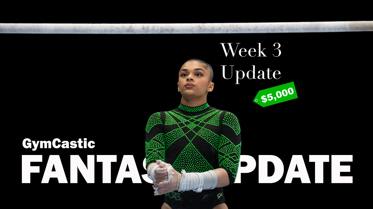 Fantasy Gymnastics Update - NCAA Week 3 - 2026