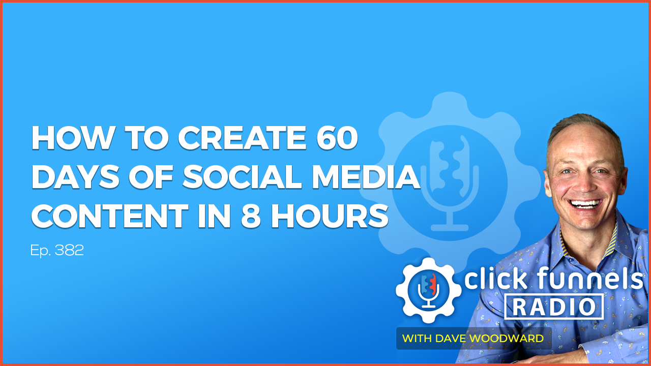 How To Create 60 Days Of Social Media Content In 8 Hours - Marley Baird - CFR #382