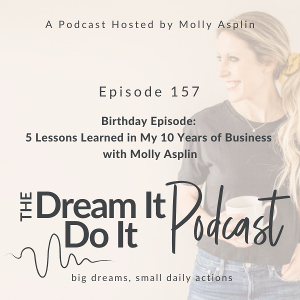 Dream It, Do It Podcast | work-life balance strategies for working moms, building healthy habits, career clarity for women
