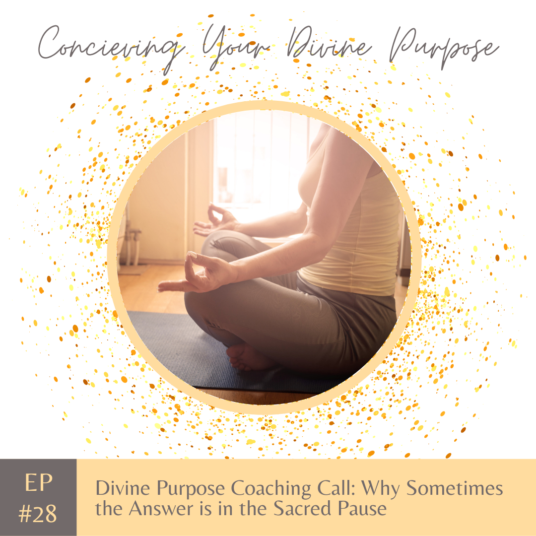 EP 28 Divine Purpose Coaching Call: Why Sometimes the Answer is in the Sacred Pause