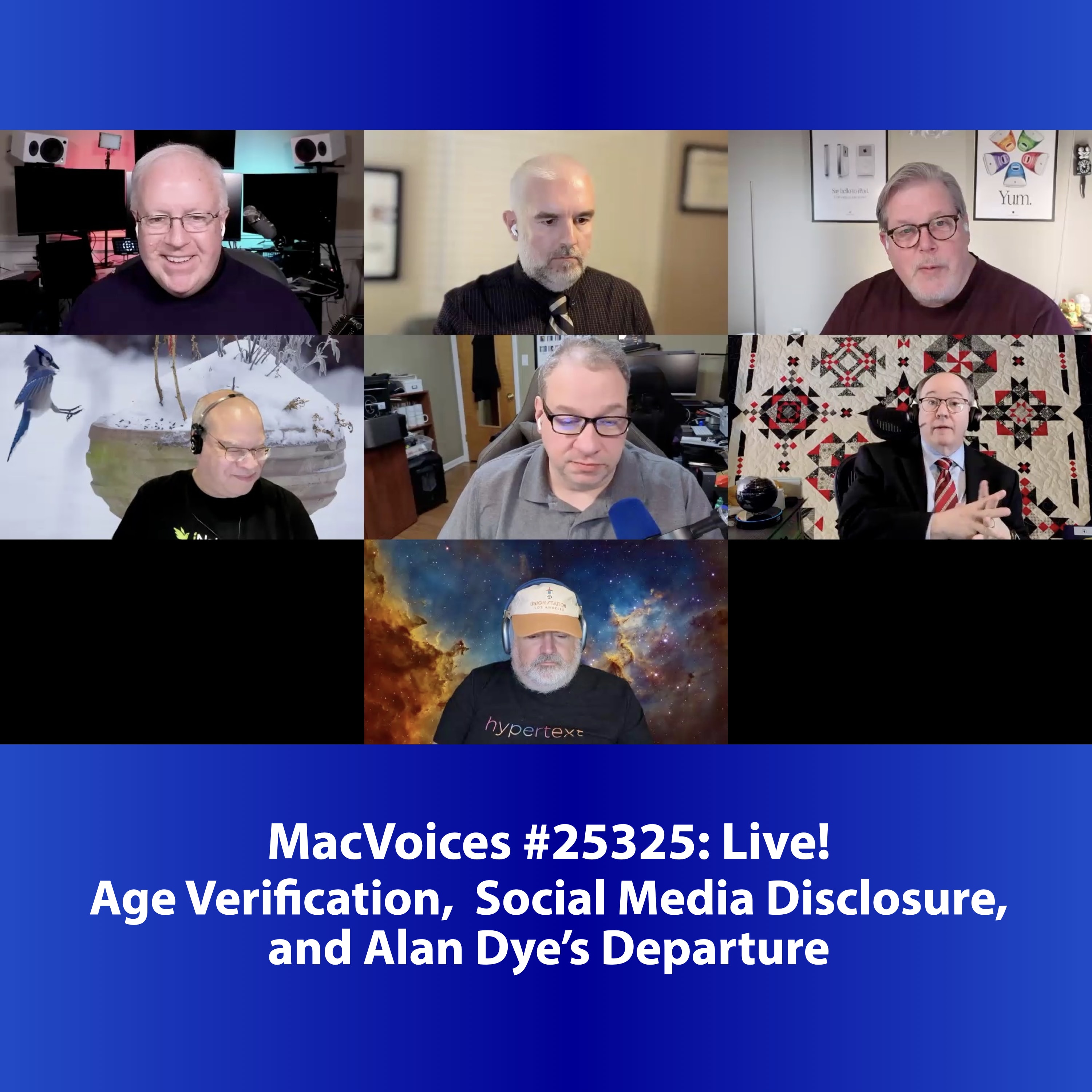 MacVoices #25325: Live! - Age Verification, Social Media Disclosure, and Alan Dye's Departure