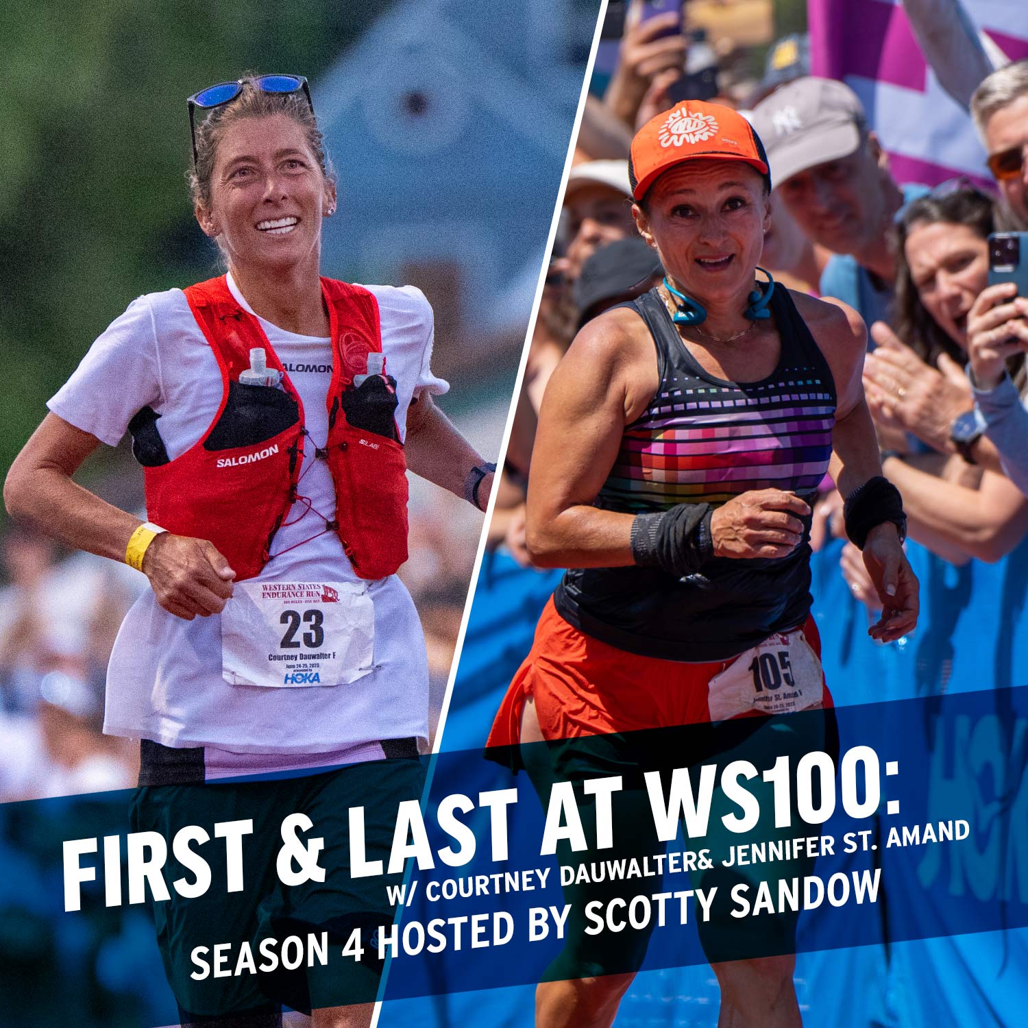 First & Last at WS100: Courtney Dauwalter & Jennifer St. Amand
