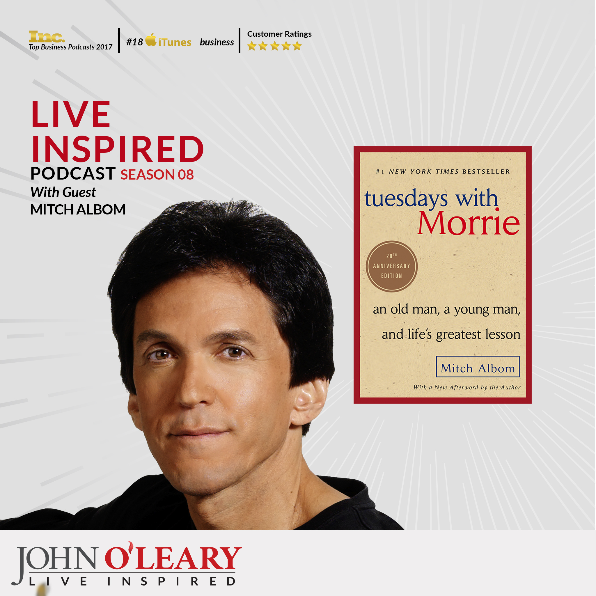 Mitch Albom,  Author of Tuesdays with Morrie S8 Ep 81