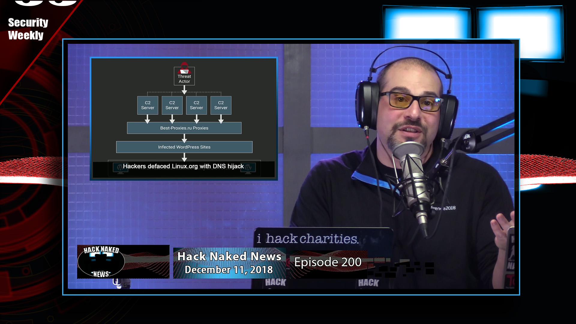 Hack Naked News #200 - December 11, 2018