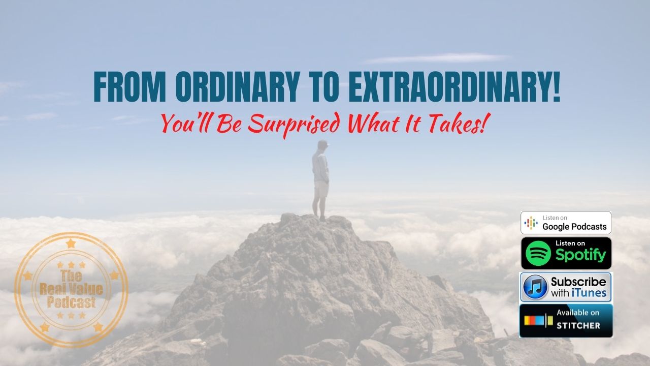 From Ordinary To Extraordinary