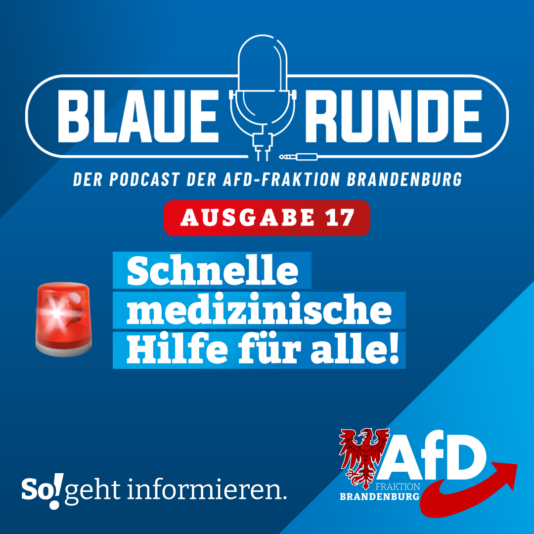 Die Blaue Runde - der Podcast der AfD-Fraktion Brandenburg