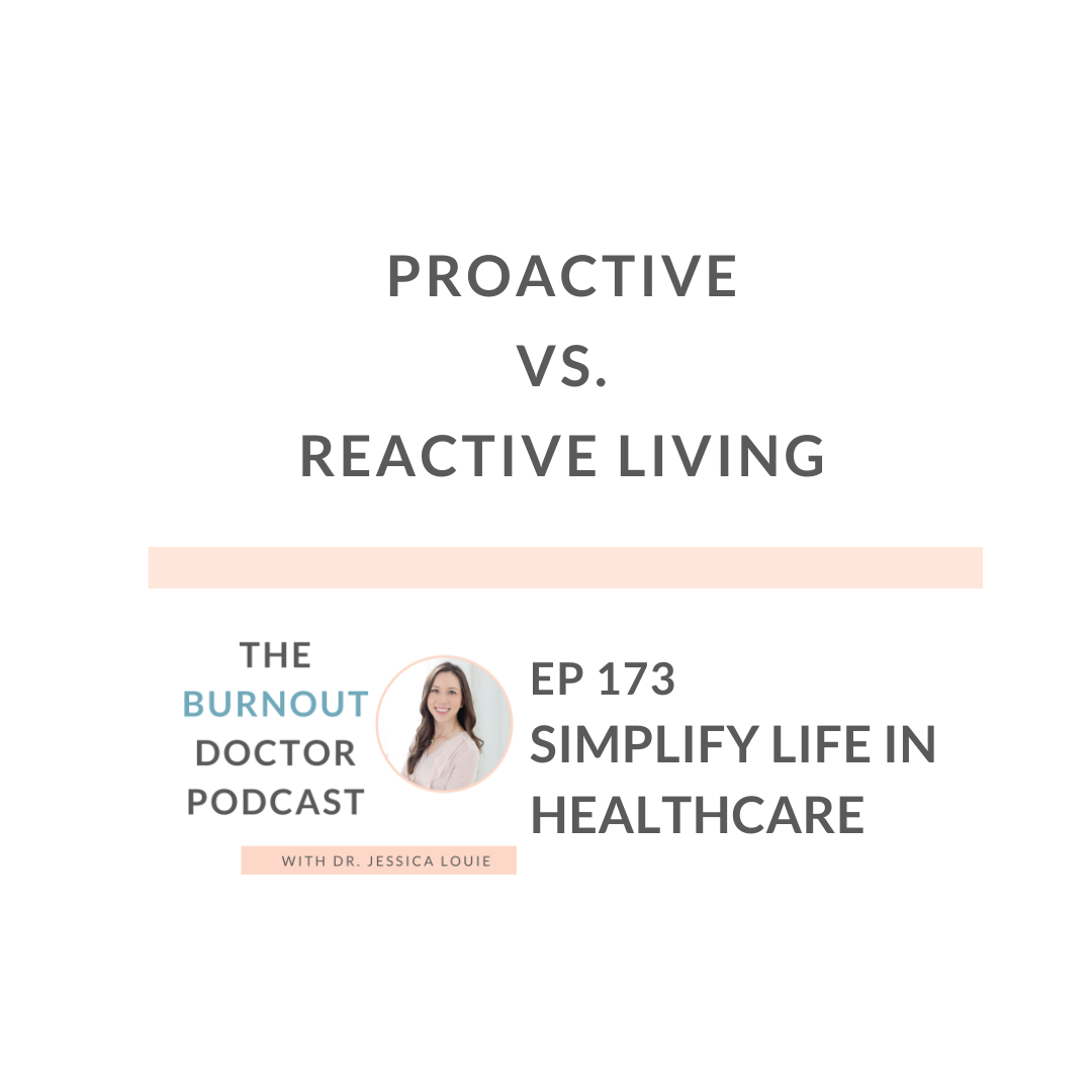 Proactive versus Reactive Living