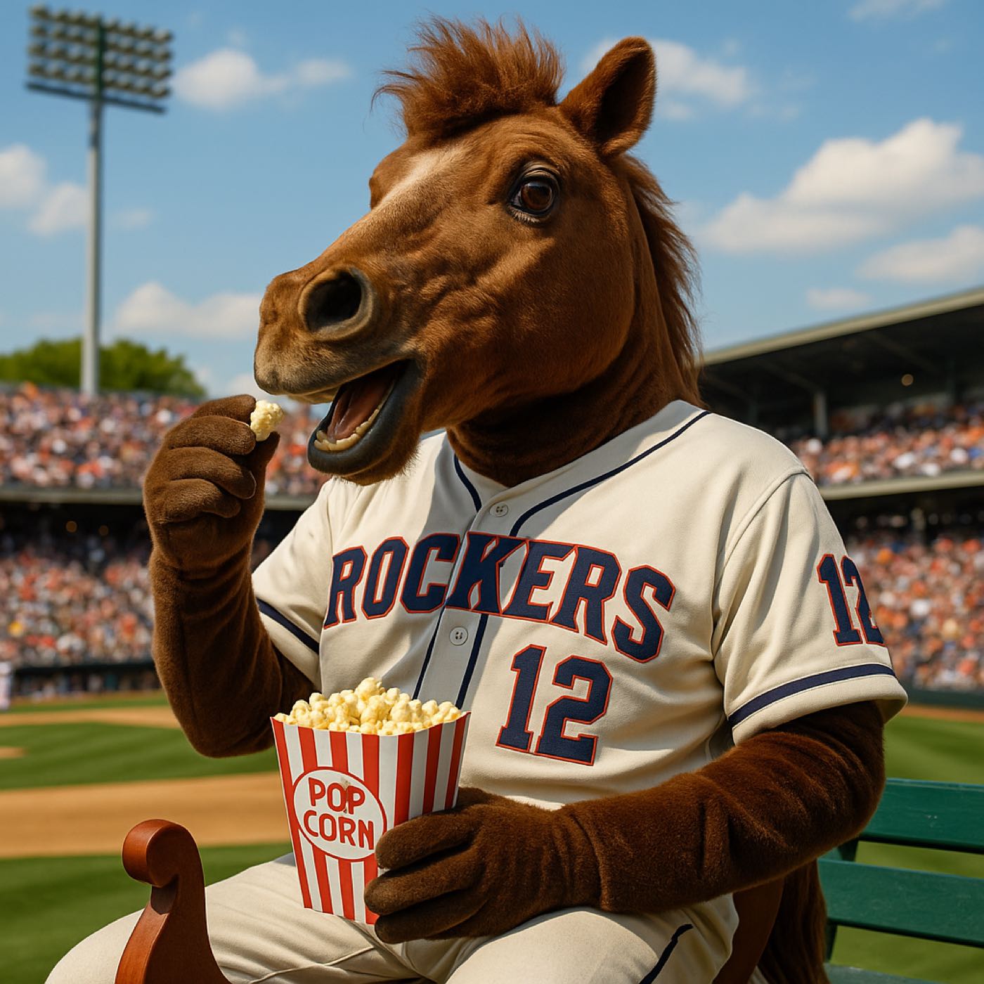790. Eating From a Bag of Popcorn After Hype the Mascot Has “Eaten” From It