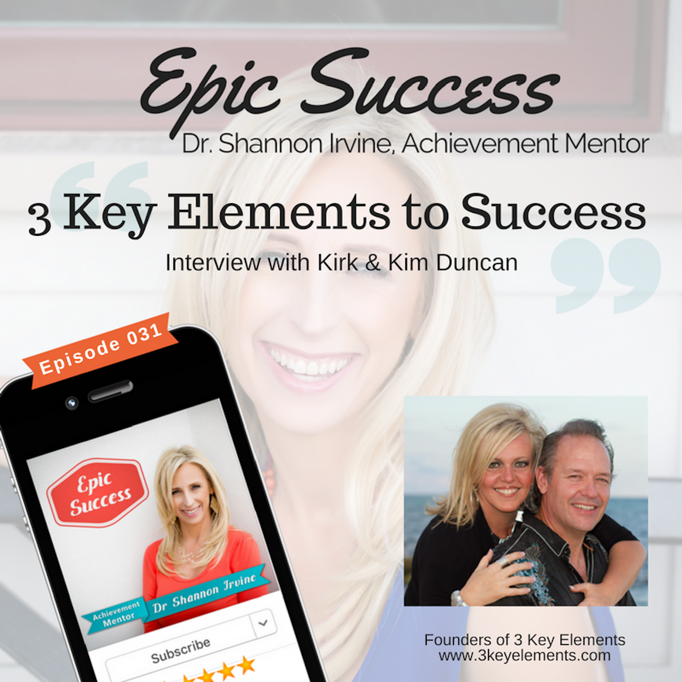 Epic Success with Dr Shannon Irvine