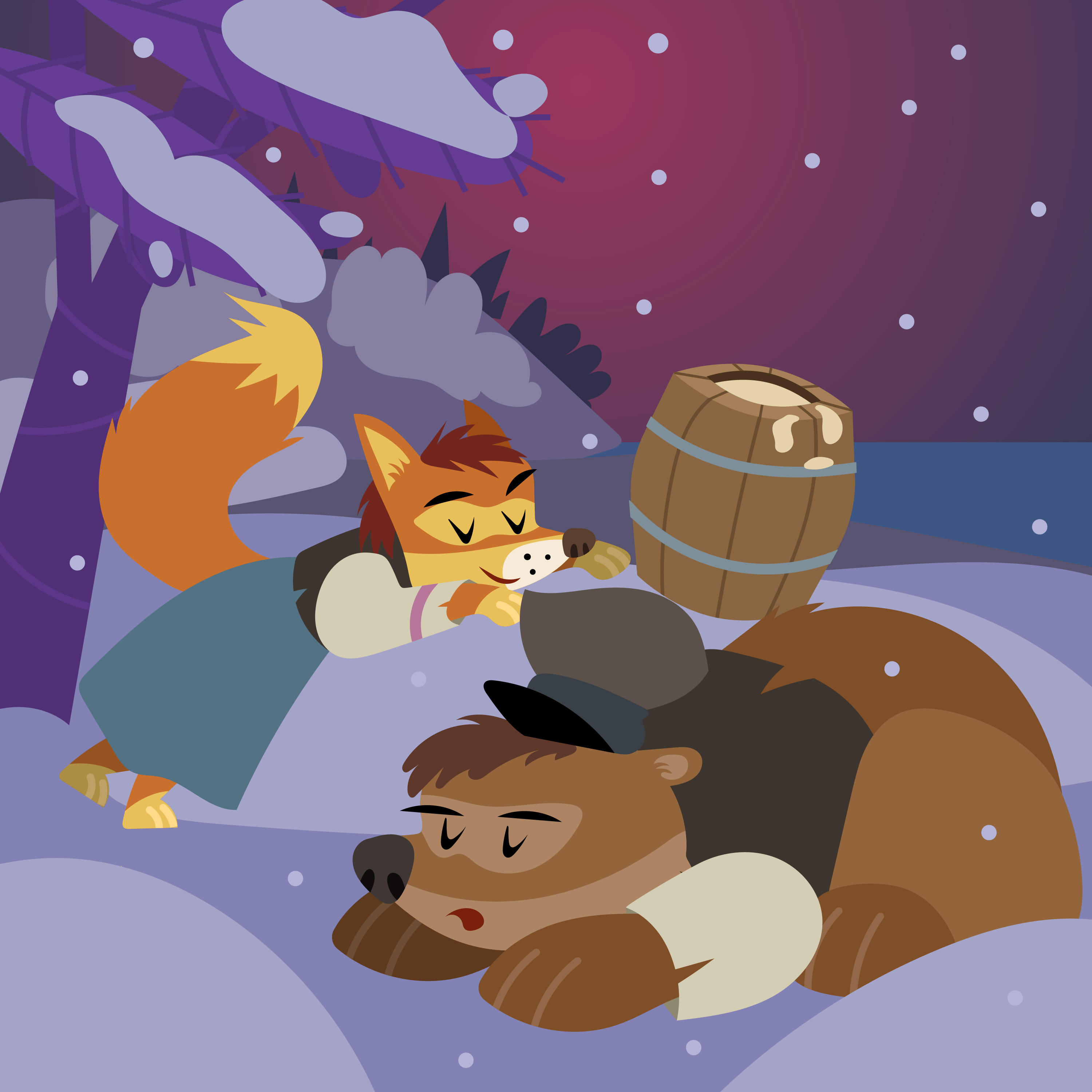 The Fox, the Bear, and the Christmas Butter-Storytelling Podcast for Kids:E292