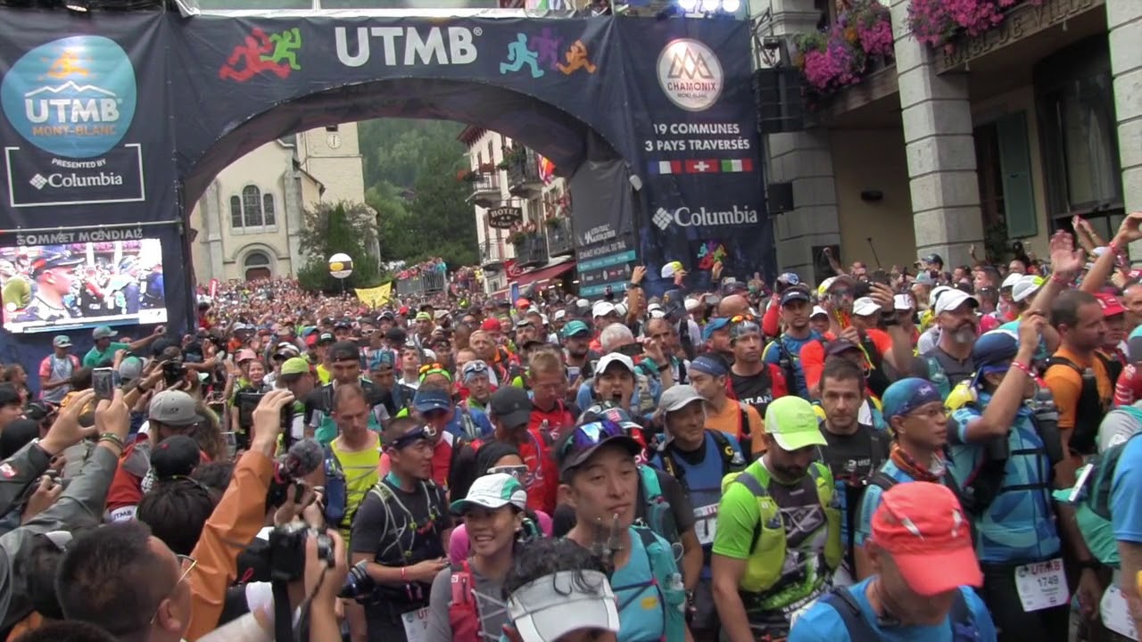 The Start of the 2019 UTMB