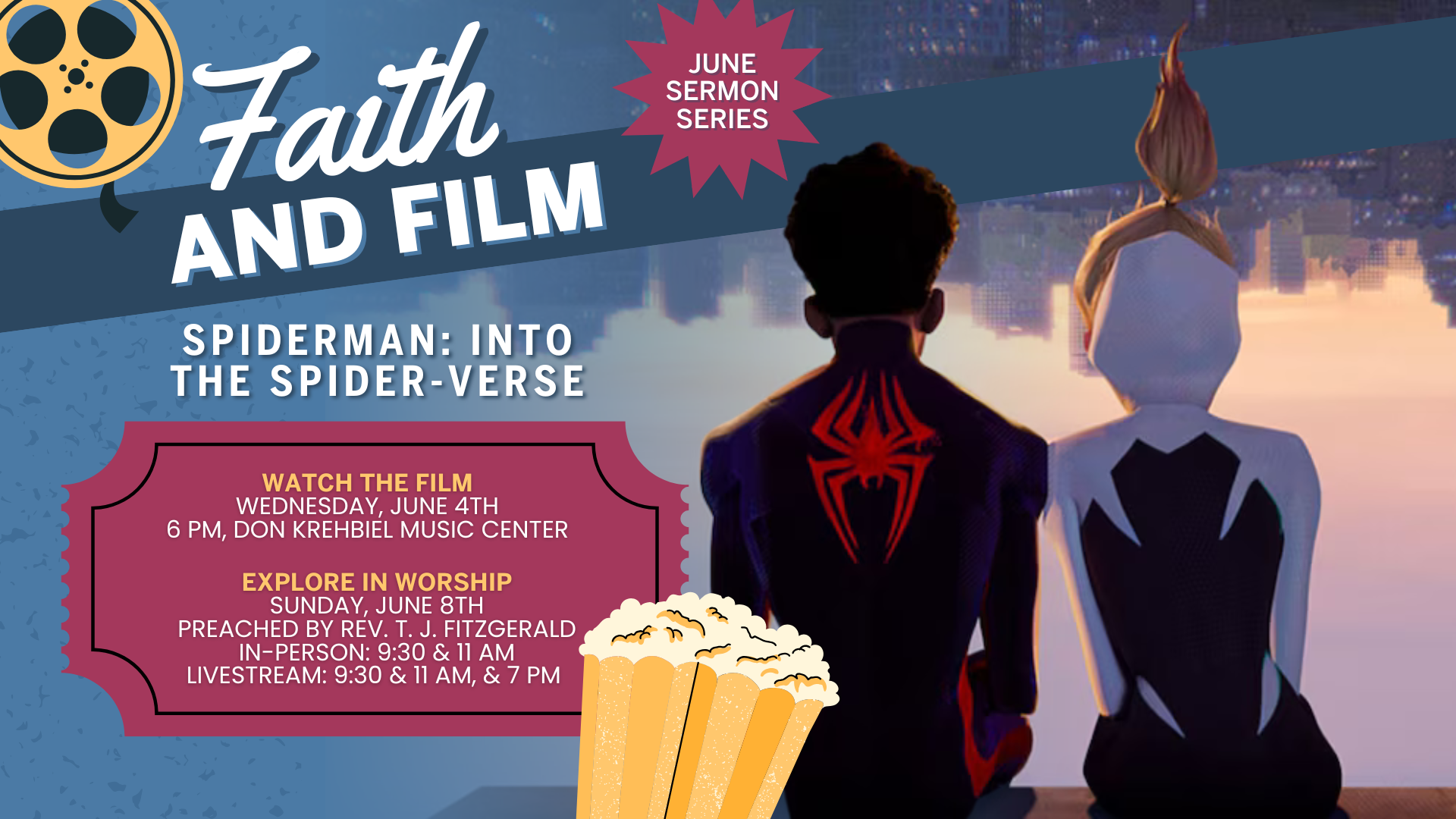 Exploring the Spiritual Lessons of “Spider-man Into the Spider-verse” | Faith & Film Series | Rev. T. J. FitzGerald