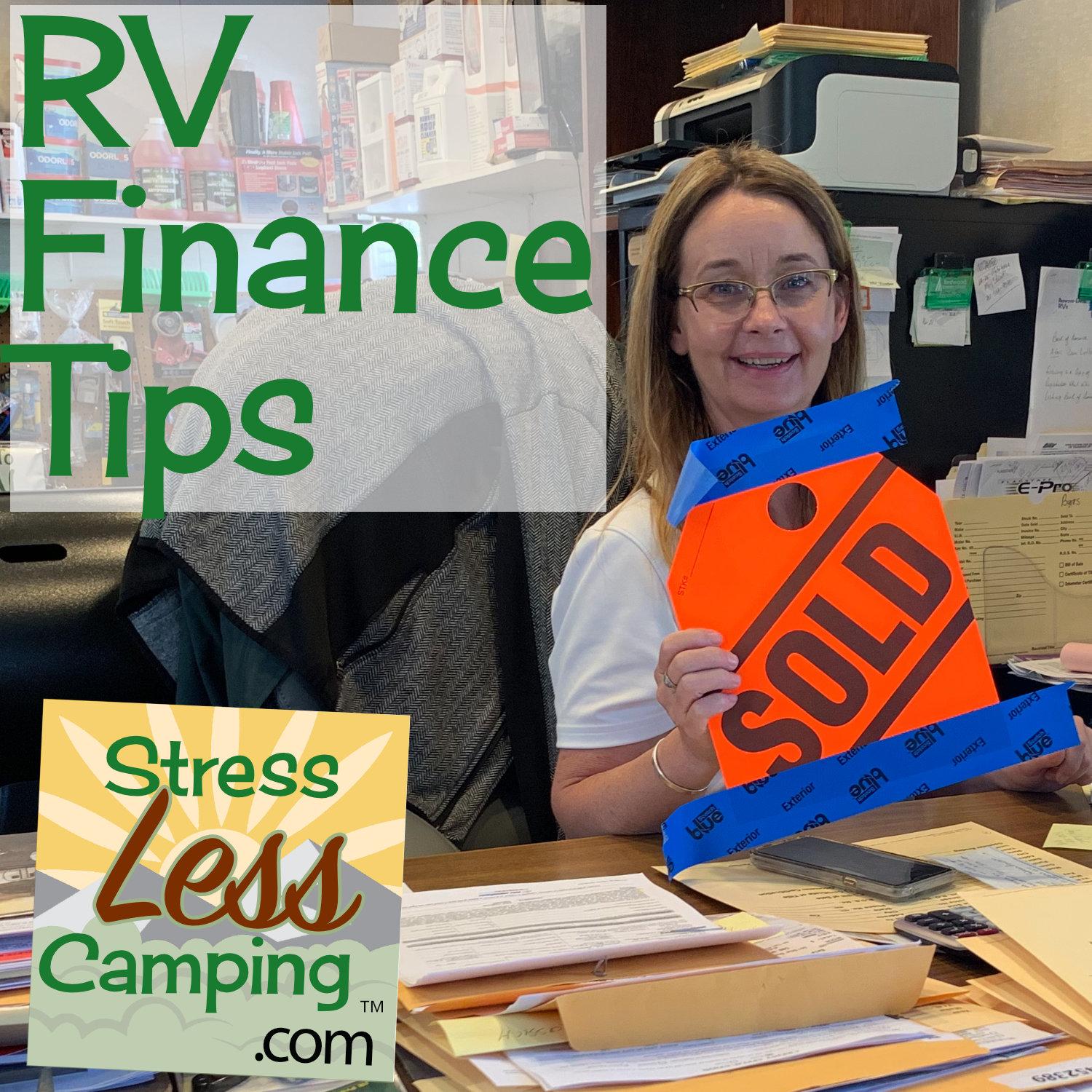 RV financing tips with Manya Tenney