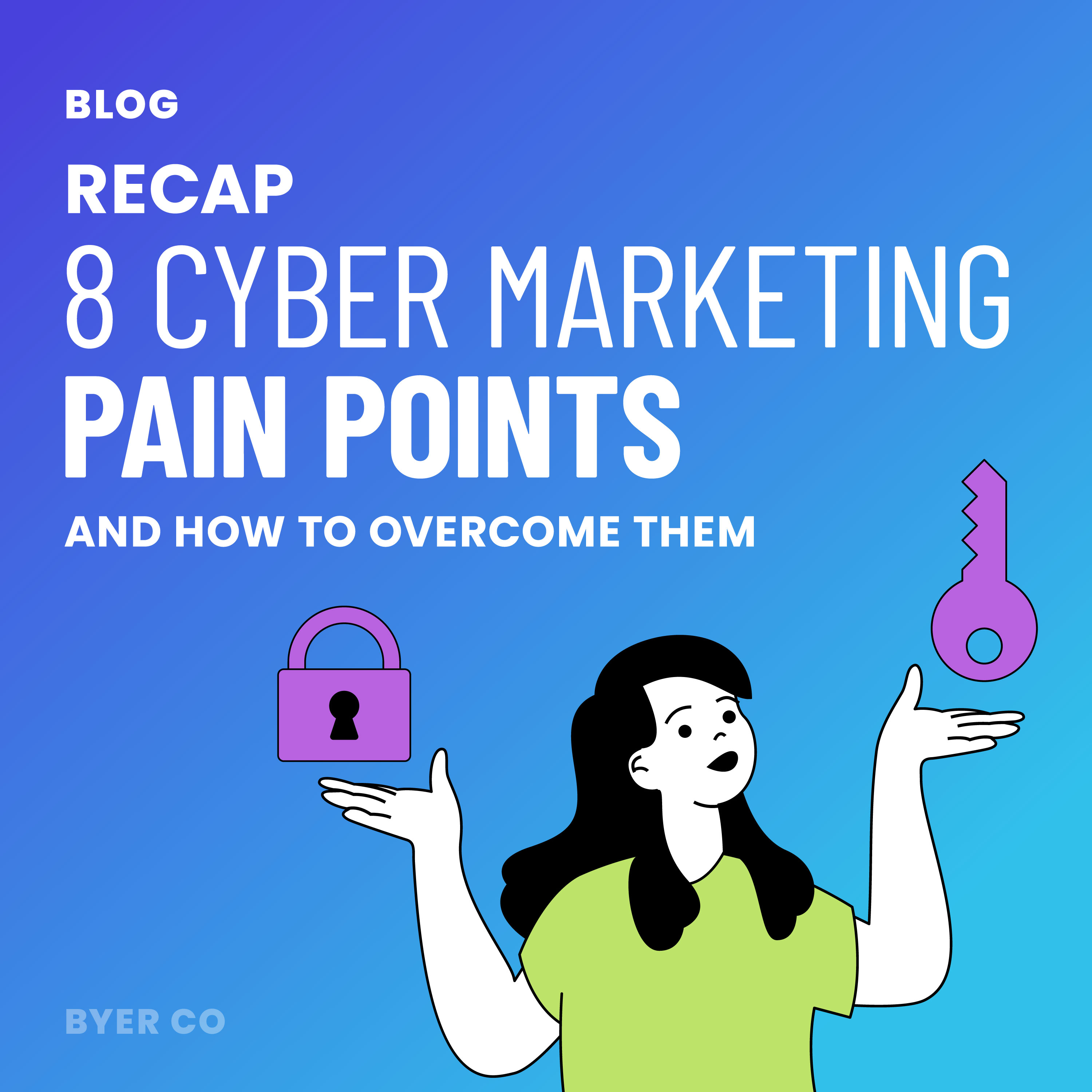 Recap: 8 Cyber Marketing Pain Points and How to Overcome Them