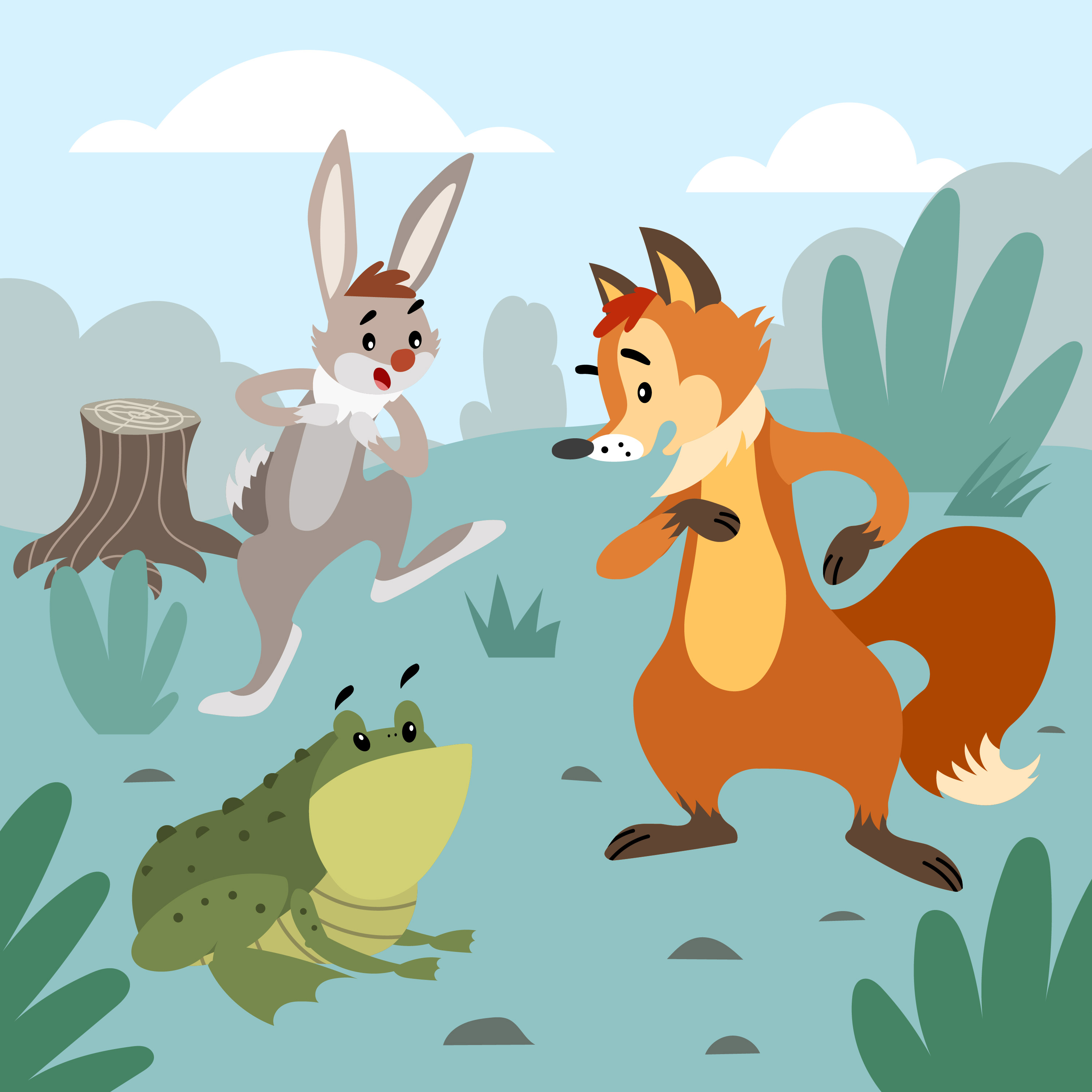 The Fox, the Hare, and the Toad have an Argument-Storytelling Podcast for Kids:E329