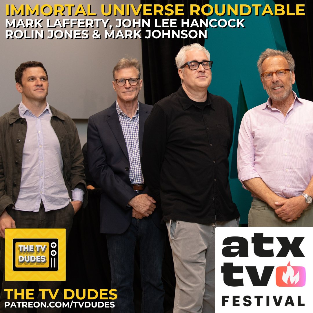 Immortal Universe Roundtable - Rolin Jones, John Lee Hancock, Mark Johnson & Mark Lafferty