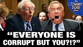 SCREAMING MATCH Between Bernie & RFK At Senate Vaxx Hearing!