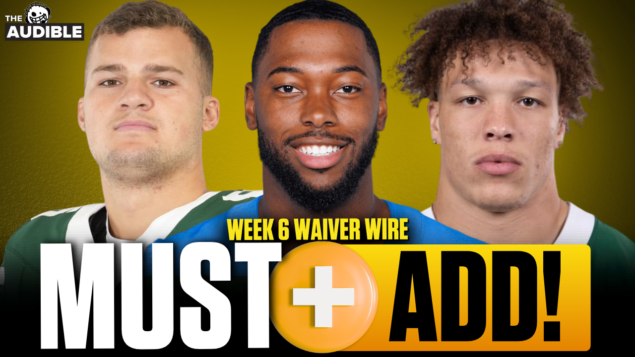 Week 6 Waiver Wire Pickups! | 2025 The Audible