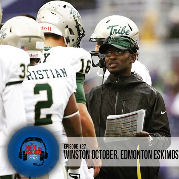 Winston October, Passing Game Coordinator/WR - Edmonton Eskimos