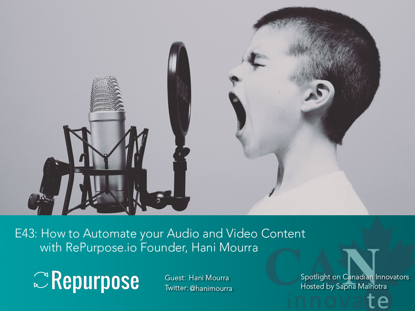 E43: How to Automate your Audio and Video Content with RePurpose.io Founder, Hani Mourra