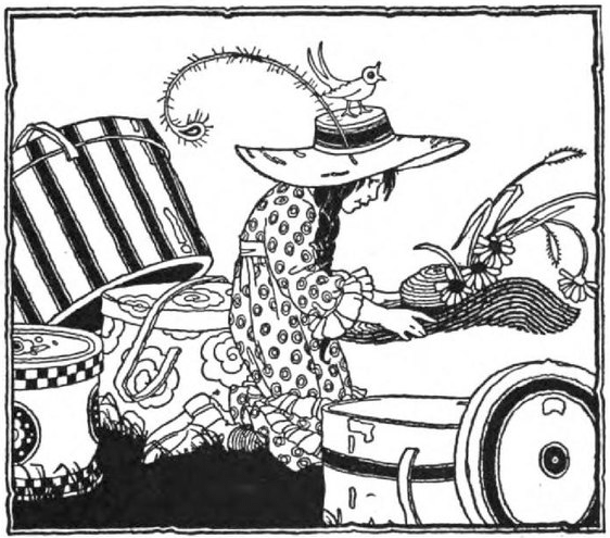 How Six Umbrellas Took Off Their Straw Hats to Show Respect to the One Big Umbrella - An American Fairytale