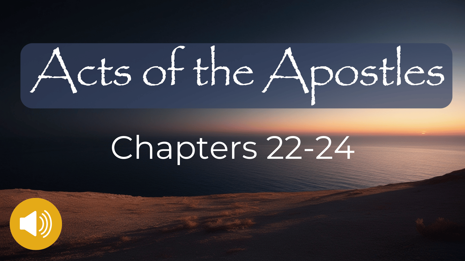 Acts 22-24