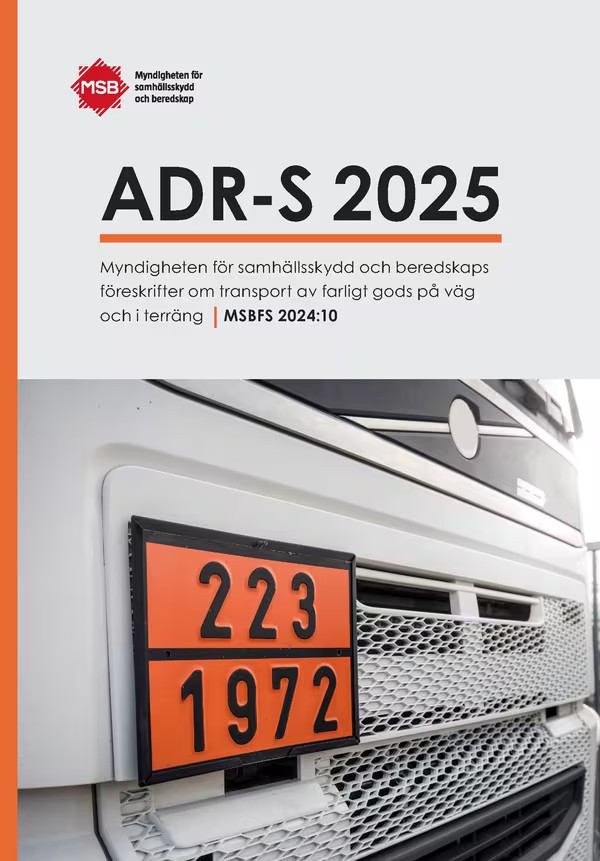 Uppdateringar ADR 2025