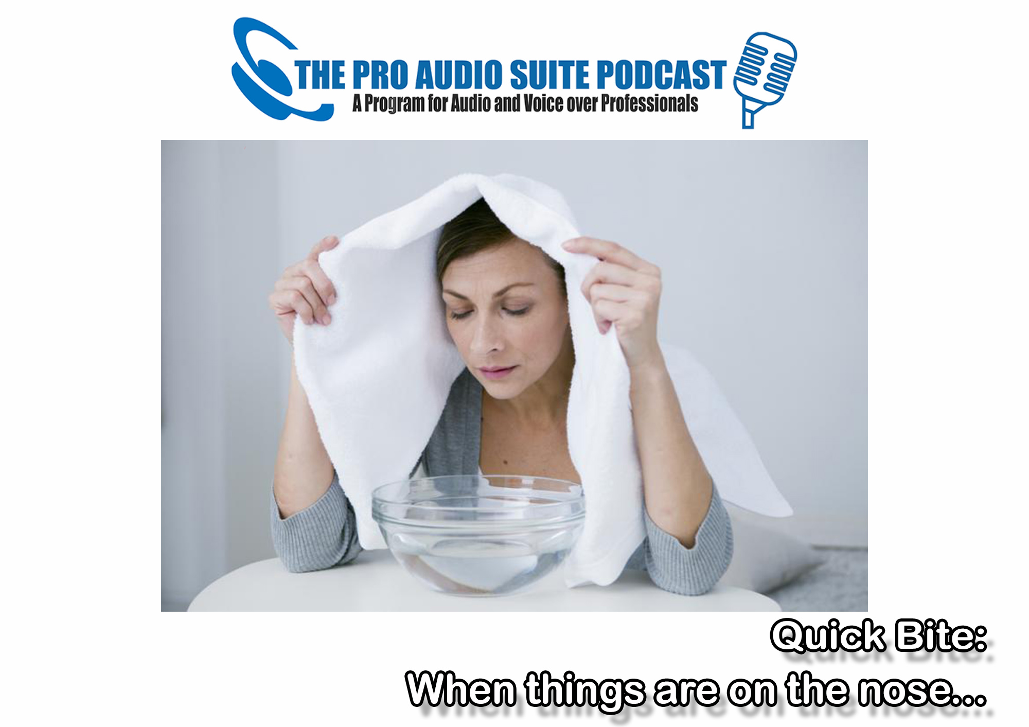 When things are on the nose...